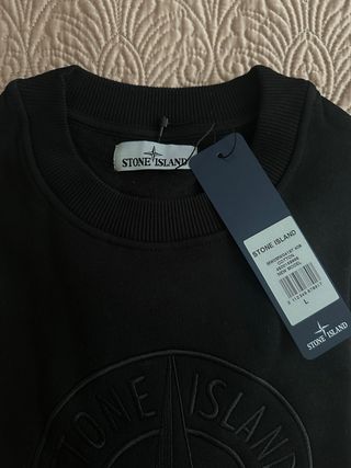 Sudadera Stone Island Negra Talla L