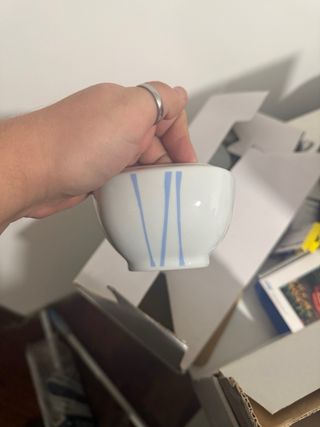 Juego 6 Tazas Café Porcelana