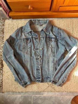 Cazadora Vaquera Vintage Azul