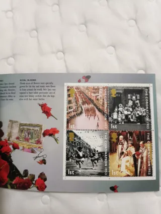 Libro de sellos A Perfect Coronation Gran Bretaña