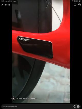 Reparacióny pintura bicicletas acabados fábrica