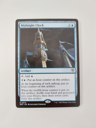 Midnight Clock 79 R - Aetherdrift Commander - MTG