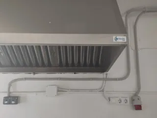 Campana extractora industrial acero inoxidable