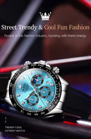 Reloj Multifuncional de Lujo para Hombre