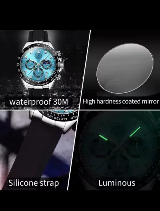 Reloj Multifuncional de Lujo para Hombre