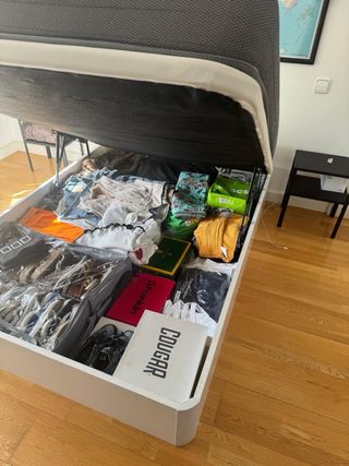 Cama con canapé y colchón