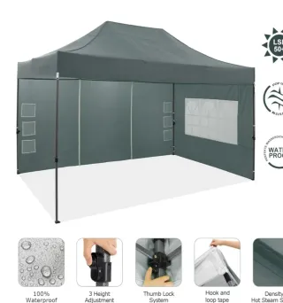 Carpa Plegable COBIZI 4.5x3 con 4 Laterales