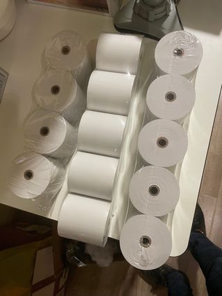 Rollos de papel para impresora