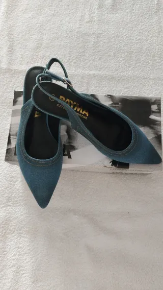 Zapatos destalonados PAYMA azul