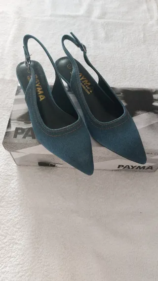 Zapatos destalonados PAYMA azul
