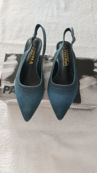 Zapatos destalonados PAYMA azul