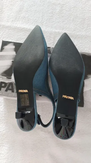 Zapatos destalonados PAYMA azul