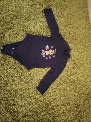 Body HM 9-12  e 12-18mesi righe blu