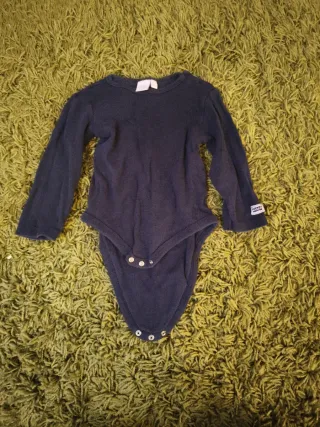 Body HM 9-12  e 12-18mesi righe blu