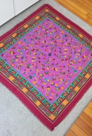 Pañuelo Fular vintage. Multicolor Floral