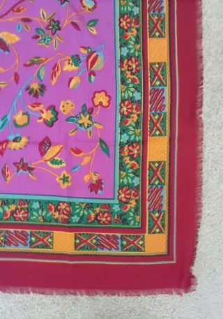 Pañuelo Fular vintage. Multicolor Floral