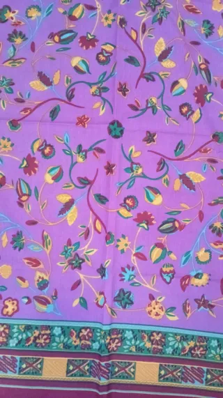 Pañuelo Fular vintage. Multicolor Floral