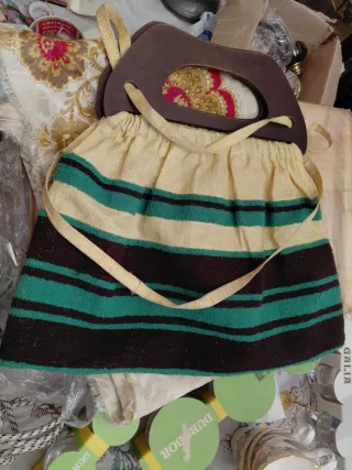 Bolso Macramé Vintage Flecos