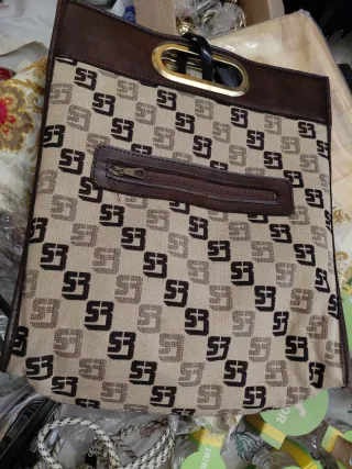 Bolso Macramé Vintage Flecos