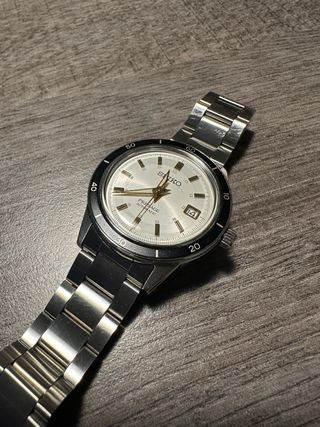 Seiko Presage Style 60 Automático Plata/Blanco