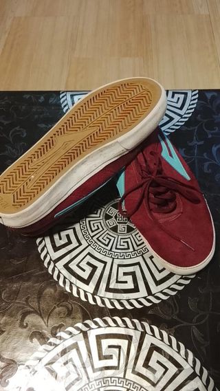 Zapatillas Skate Lakai Rojas y Verdes