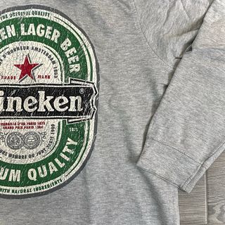 Sudadera hombre Heineken gris
