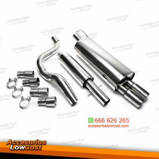 LÍNEA DE ESCAPE EN ACERO INOXIDABLE PARA AUDI A3