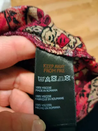 Vestito corto fantasia