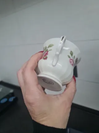 Tazza Royal con Rose Rosa