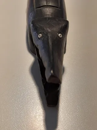 Coccodrillo vintage artigianato africano