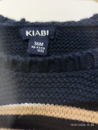 Jersey rayas niño Kiabi