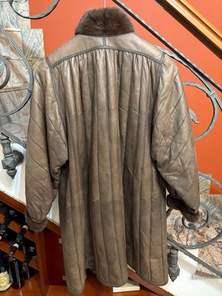 Cappotto donna vera Pelle  e Pelliccia Double Face