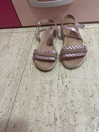 Sandalias niña rosa talla 35