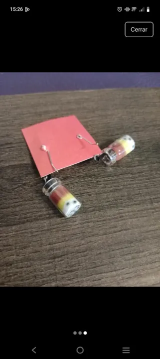 Pendientes buble tea