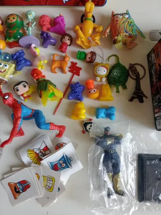 Lote Juguetes Spiderman y Figuras Varias