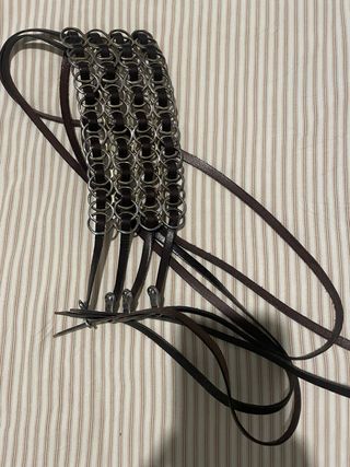 Cinturón Uno de 50 Plata