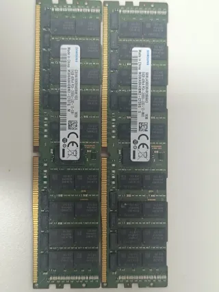 Kit 128 GB Samsung (64GB x 2) DDR4 ECC 2666MHz RAM