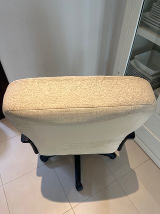 Silla de oficina Ikea beige y negra