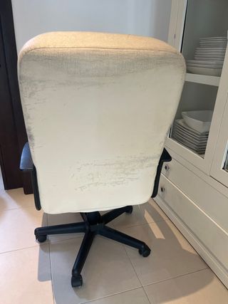 Silla de oficina Ikea beige y negra