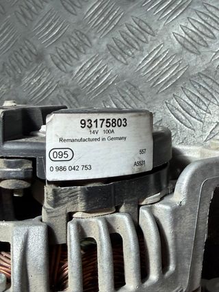 Alternador Opel Astra G 2.0 DTI