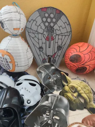 Lote Máscaras Star Wars Fiesta Decoración
