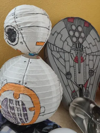 Lote Máscaras Star Wars Fiesta Decoración