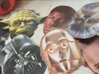 Lote Máscaras Star Wars Fiesta Decoración