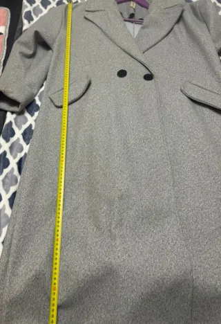 Abrigo oversize gris