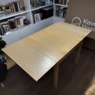 Mesa extensible IKEA BJURSTA Haya 90x90 a 170