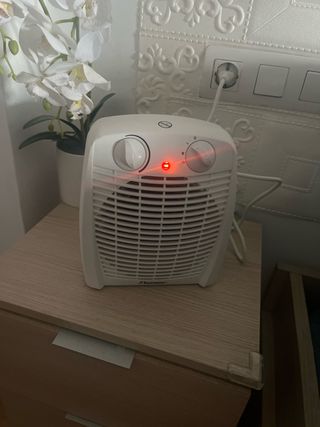 Mini calefactor blanco