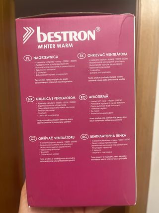 Mini calefactor blanco