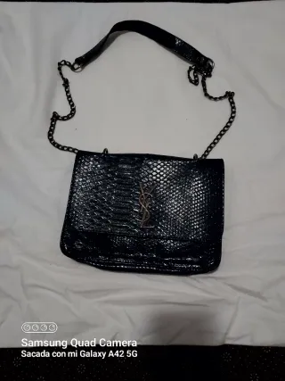 Bolso de mano Saint Laurent negro