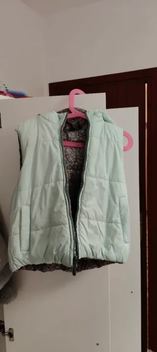 Chaleco niña reversible