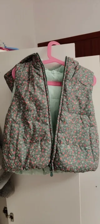 Chaleco niña reversible